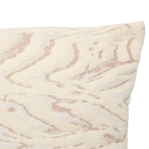 Coussin Betima rectangulaire 38x58cm blanc