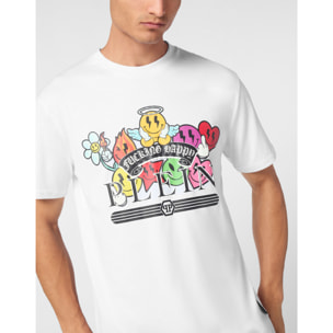PHILIPP PLEIN Camiseta de cuello redondo y manga corta