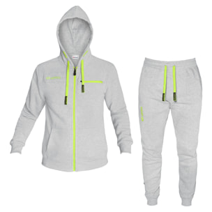 Tuta Uomo SUPERGA Felpata Full Zip Cappuccio Taglie Forti