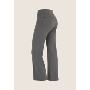 Pantaloni N.O.W. Wide Leg in Jersey Bi-Elastico