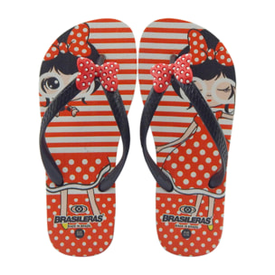 Chanclas de playas ,Printed 21 Pin Up