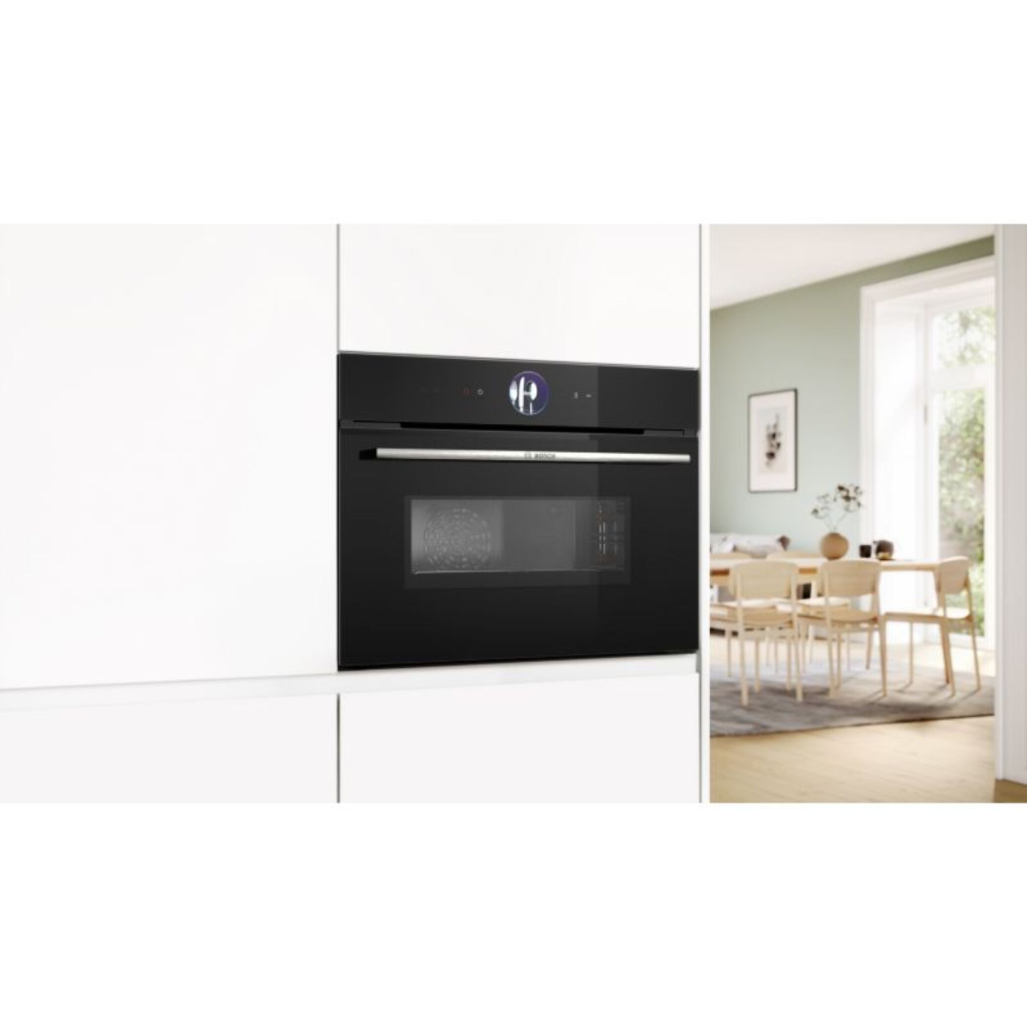 Four micro onde combiné BOSCH CMG7761B1 série 8 Air Fry