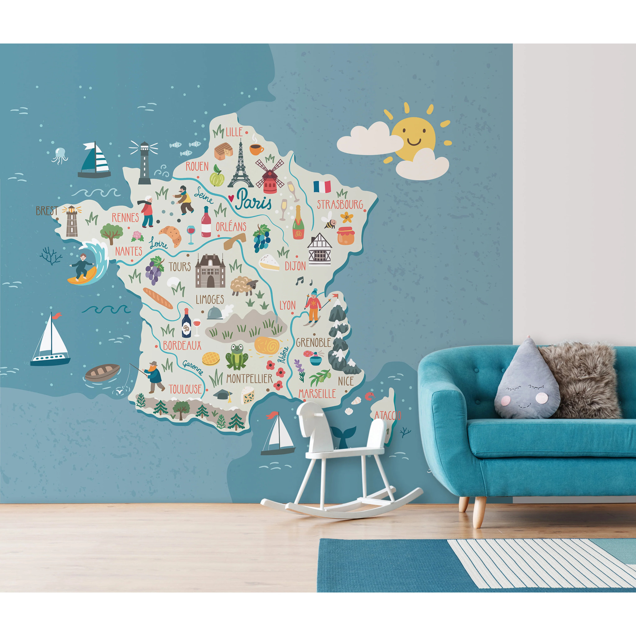 Papier peint panoramique Frenchy