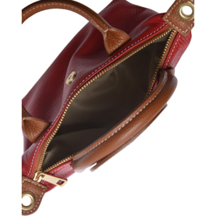 Borsa a spalla Anna Luchini Rosso