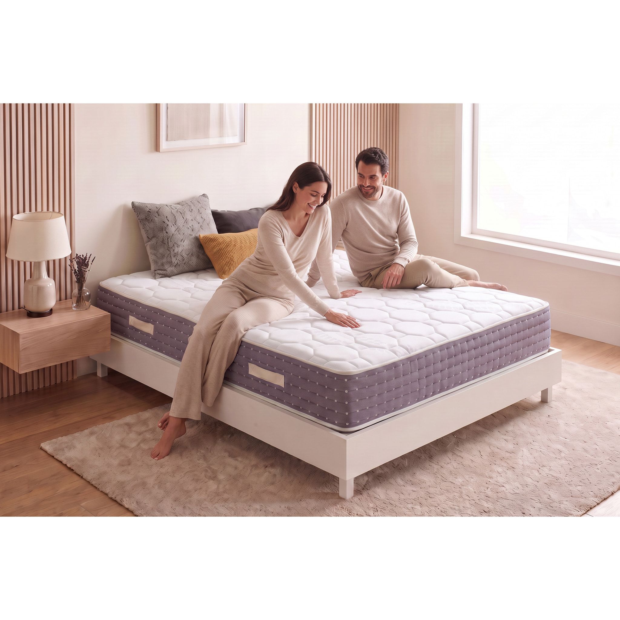 Matelas Platinum Spring Multizone 30 cm - Moonia