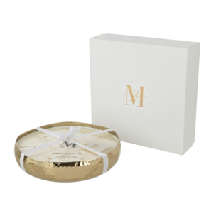 J-Line bougie parfumée M-Chic - métal - or- large - 44H