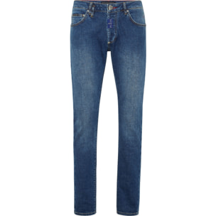 PHILIPP PLEIN Vaqueros de corte recto HEXAGON