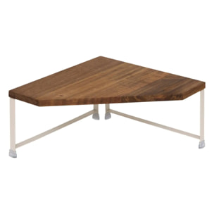 Etagère angle 1 niveau Acacia beige