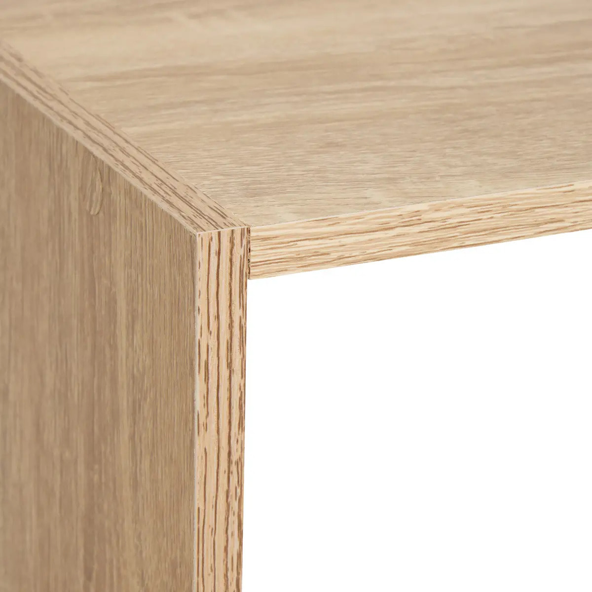 Étagère 2 cases "Mix N' Modul" effet bois naturel