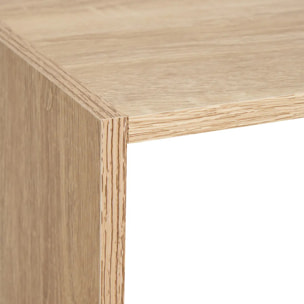 Étagère 2 cases "Mix N' Modul" effet bois naturel
