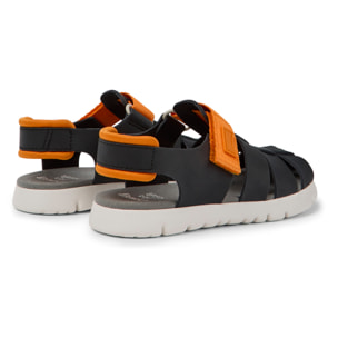 Sandali - CAMPER Oruga - Nero - Pelle/Tessuto