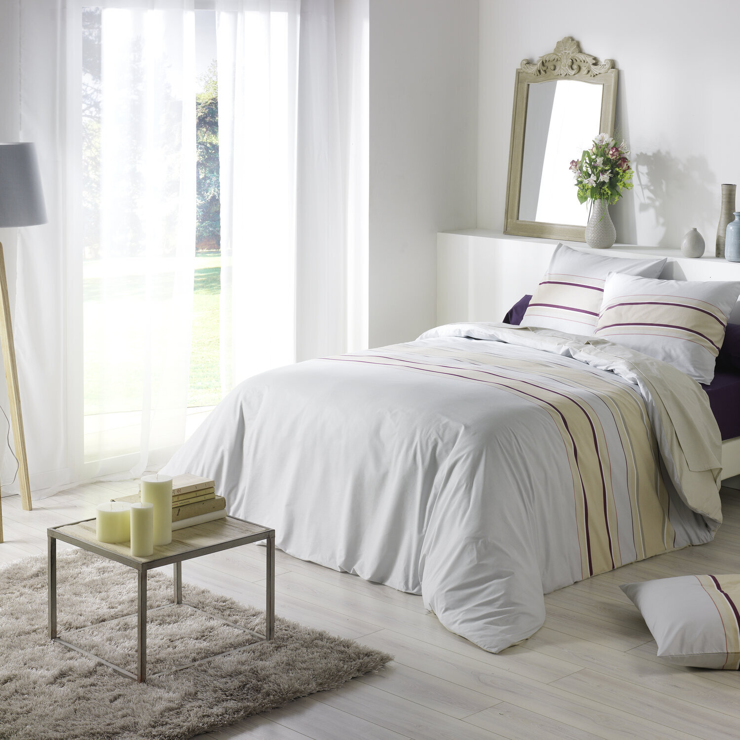 Parure Housse De Couette + 2 Taies Odaya