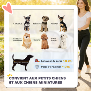 Poussette buggy pour chien chat animaux roue avant pivotante 360 degrés gris