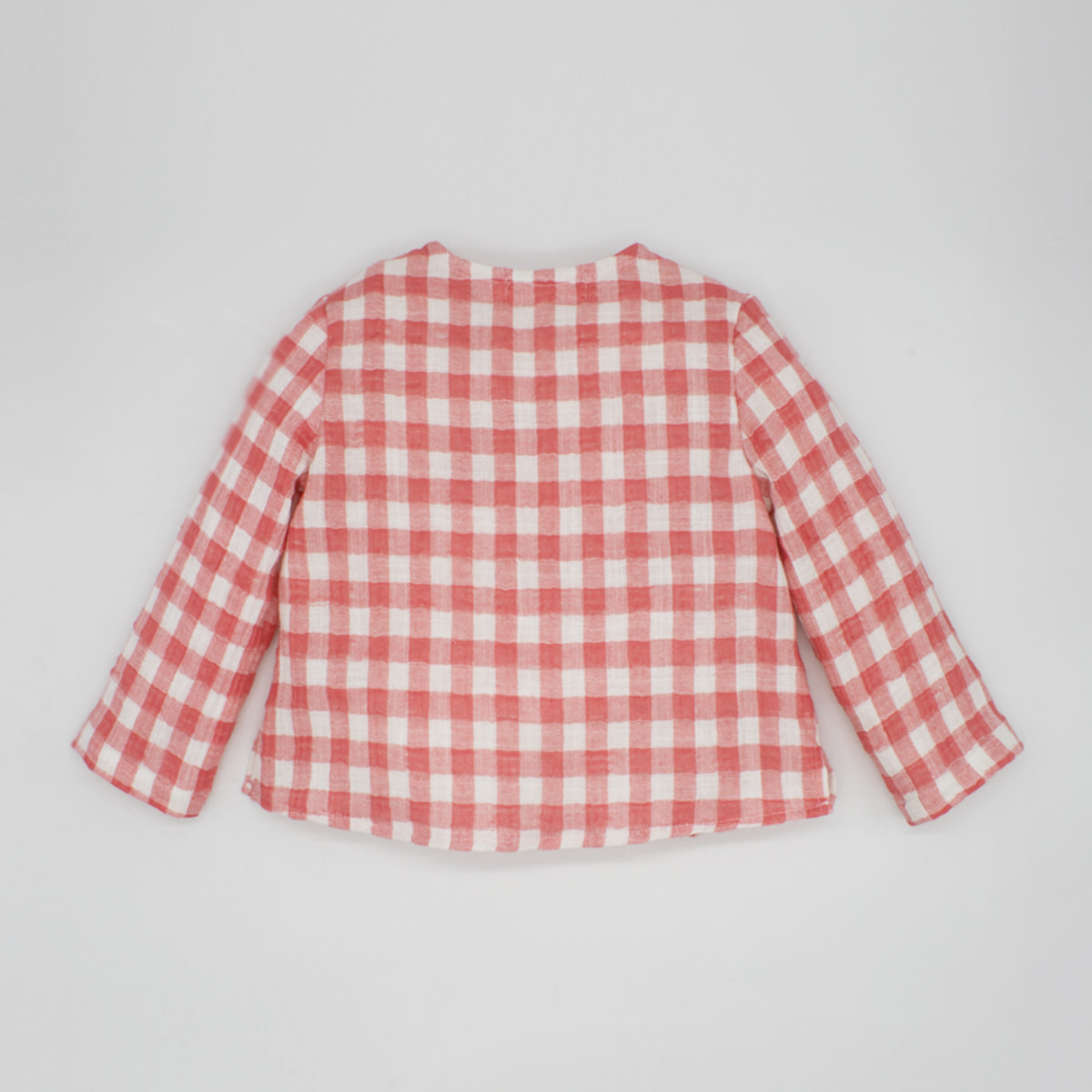 CAMISA CUADRO VICHY CORAL