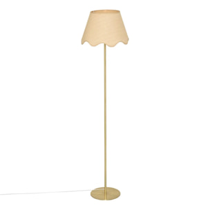 Pied de lampadaire Galia H.133cm doré