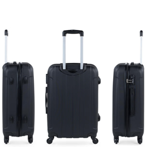 Trolley Mediano 60 Cms Y Neceser Itaca Diamond Negro