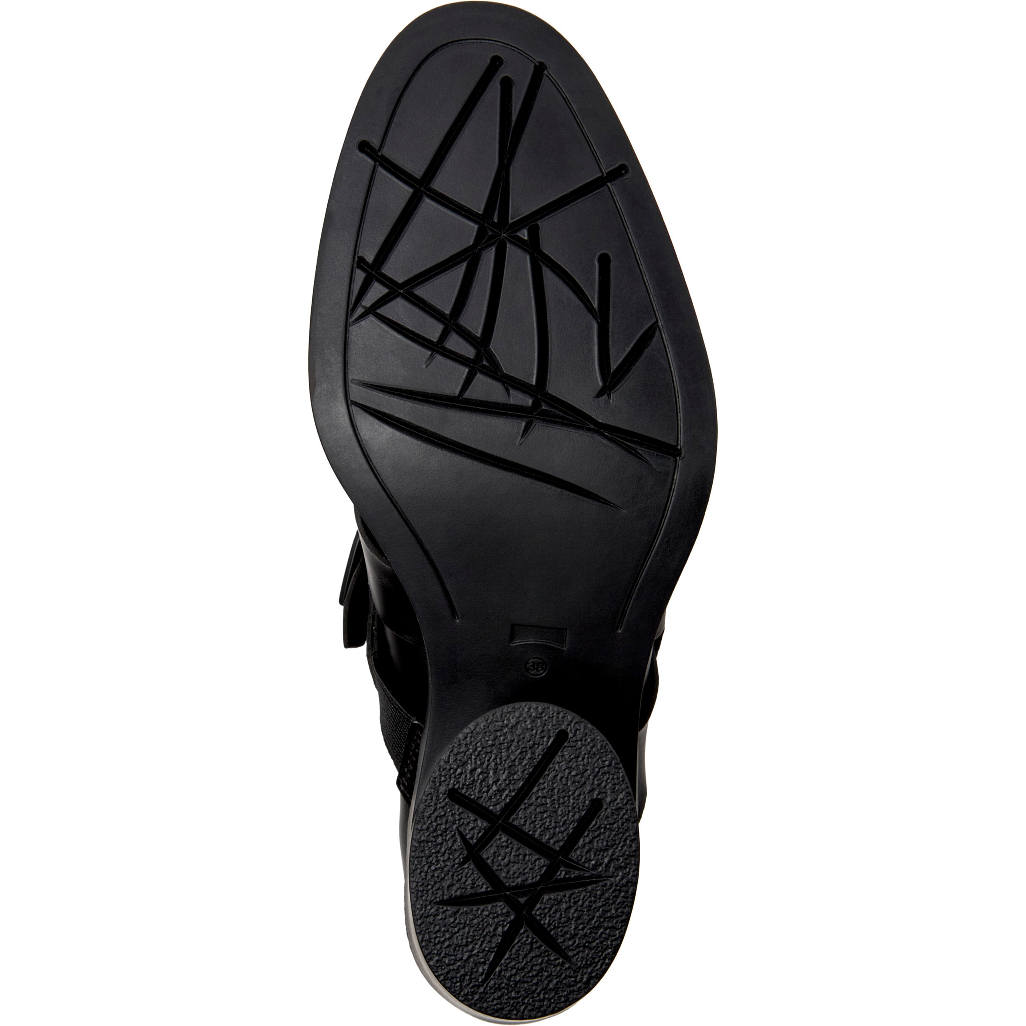 Zapatos de cordones - CAMPER Bonnie Twins - Negro - Cuero liso