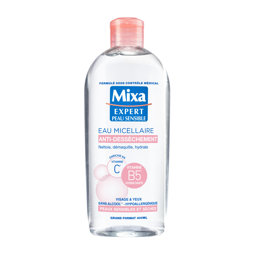 Lot de 6 - Mixa Eau Micellaire Physiologique Antidessechement 400ml