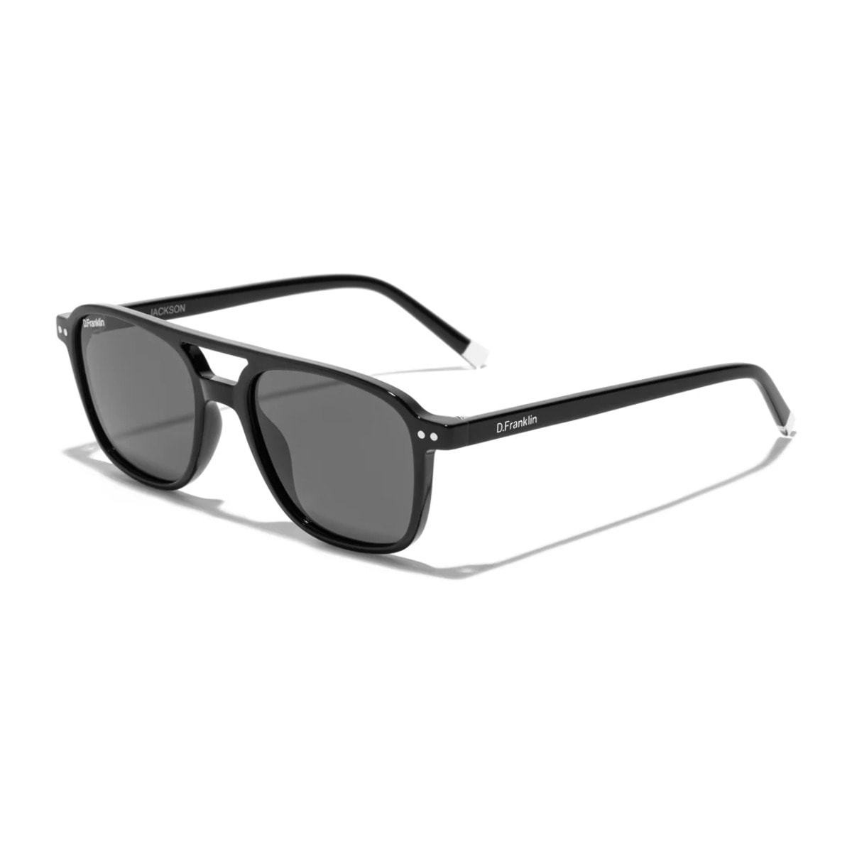 Gafas de Sol Jackson Square Shiny Black / Smoke D.Franklin