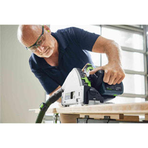 Scie plongeante sans fil TSC 55 5,0 KEBI-Plus/XL-FS - FESTOOL - avec 2 batteries 18V 5.0Ah - chargeur double - systainer - 577391