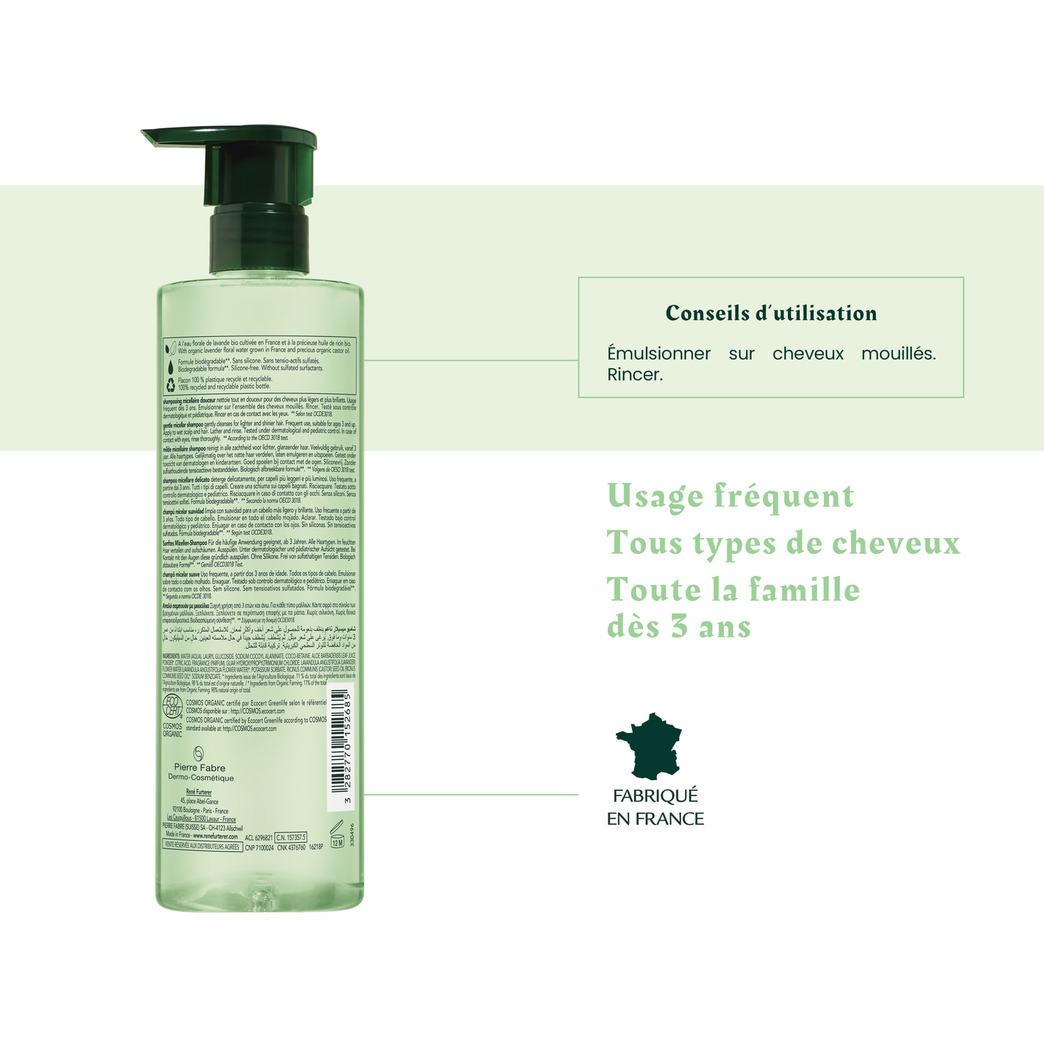 Naturia  - Shampoing Micellaire Douceur