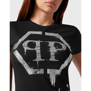 PHILIPP PLEIN T-Shirt Round Neck HEXAGON