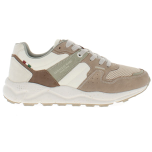 Armata di Mare Scarpe Uomo Sneakers Casual Stringate con Soletta Rimovibile in Memory Foam AMU 1L910 Beige