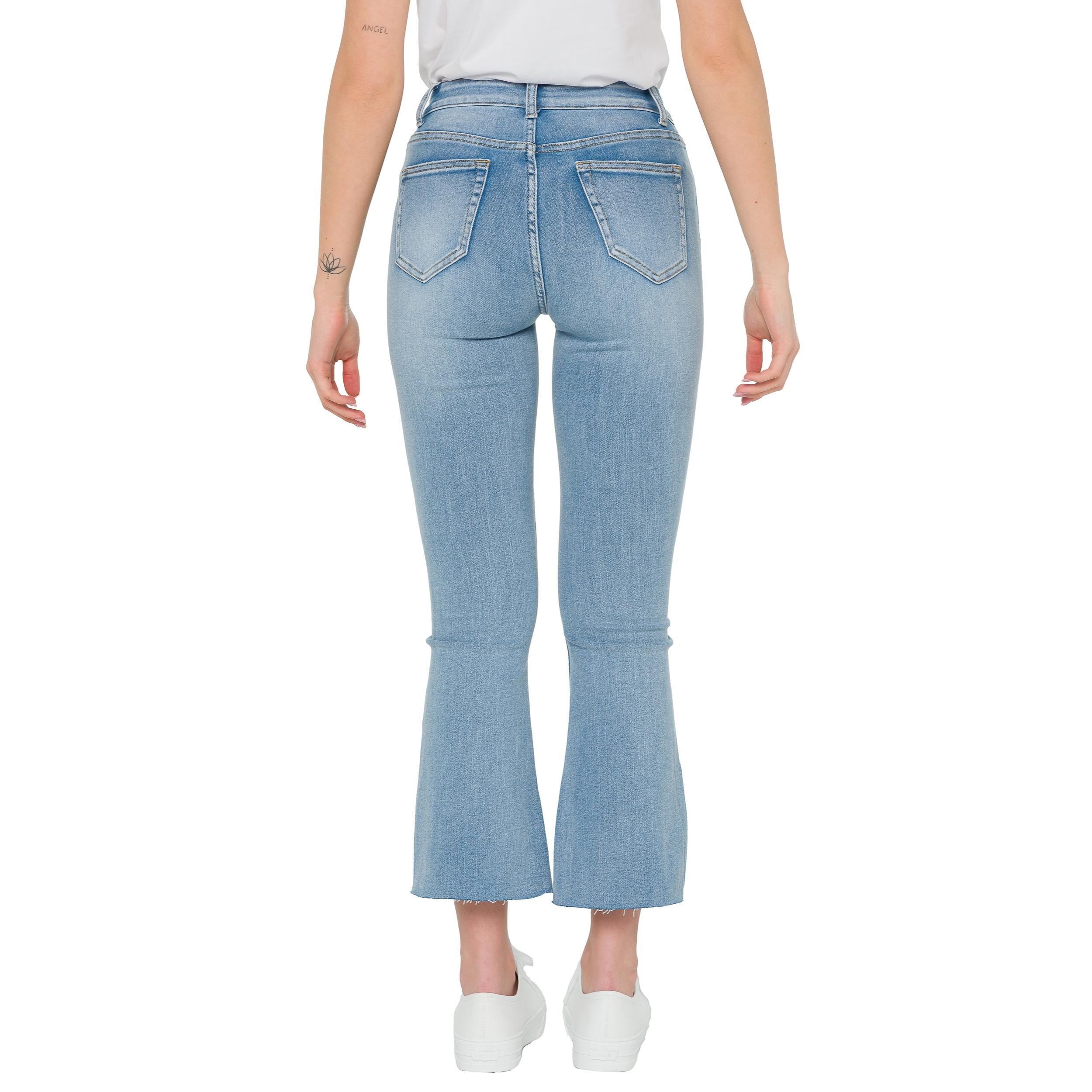 Pantalone denim Hot Buttered Nastia blu chiaro