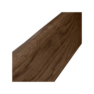 Table basse ronde en bois marron ou noir diam. 90cm - ANGEL