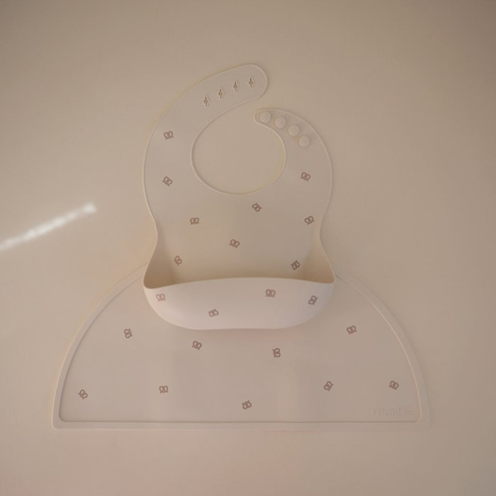 Mushie Mantel Silicona Print