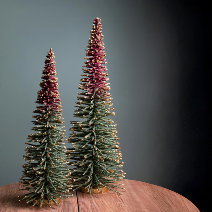 Albero di natale - Pezzi 2 - 16xH40x16cm - Bianchi Dino SpA