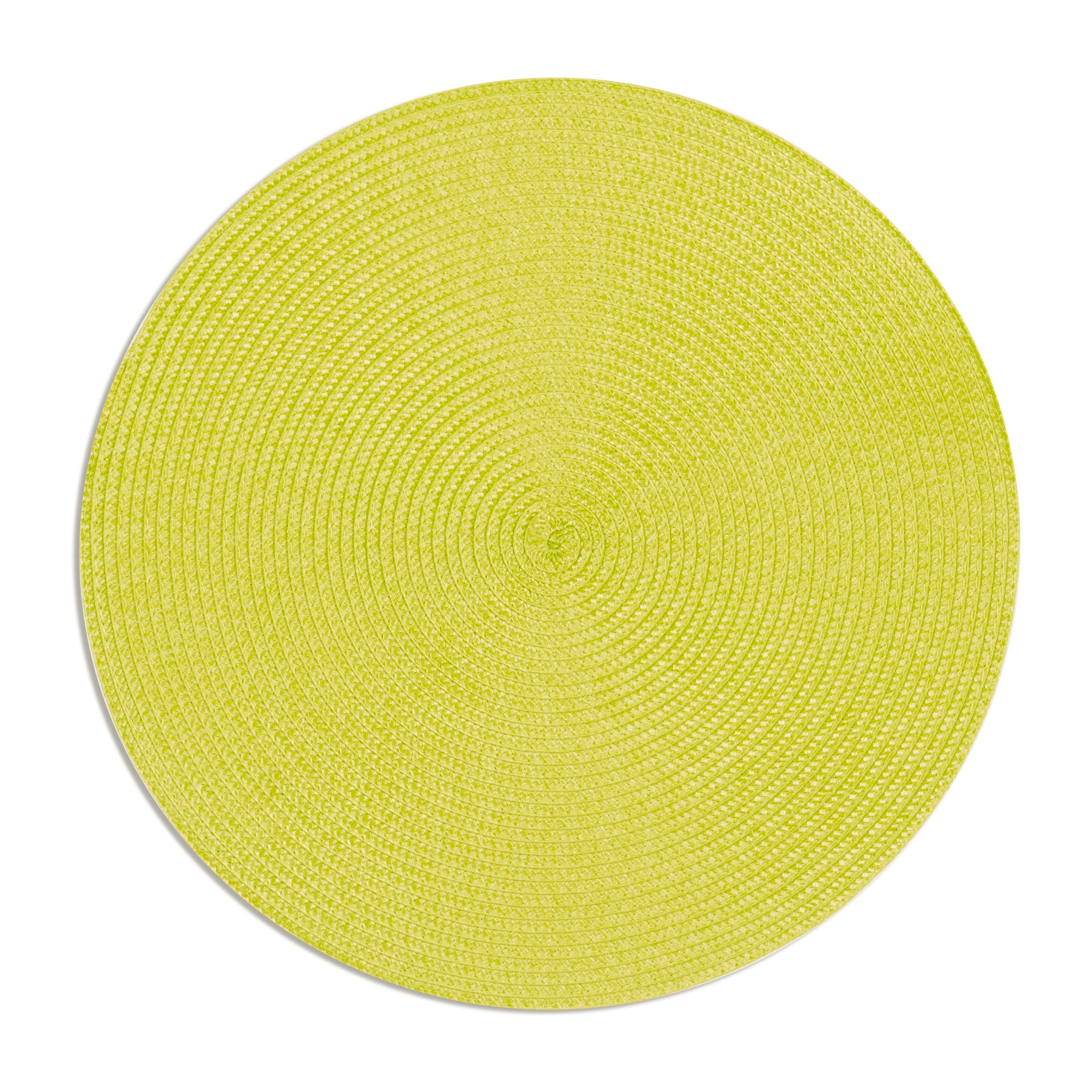 Set de 6 sets de table ronds Excelsa – Round, Polypropylène Vert