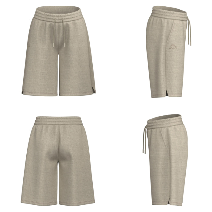 Kappa - Pantalones cortos Mujer Beige - Logo Ifayuta
