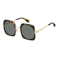 Marc Jacobs - lunettes de soleil - marron - Couleur des verres : gris - indice solaire : cat. 2