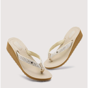 Chancla Cuña Beige - Levix
