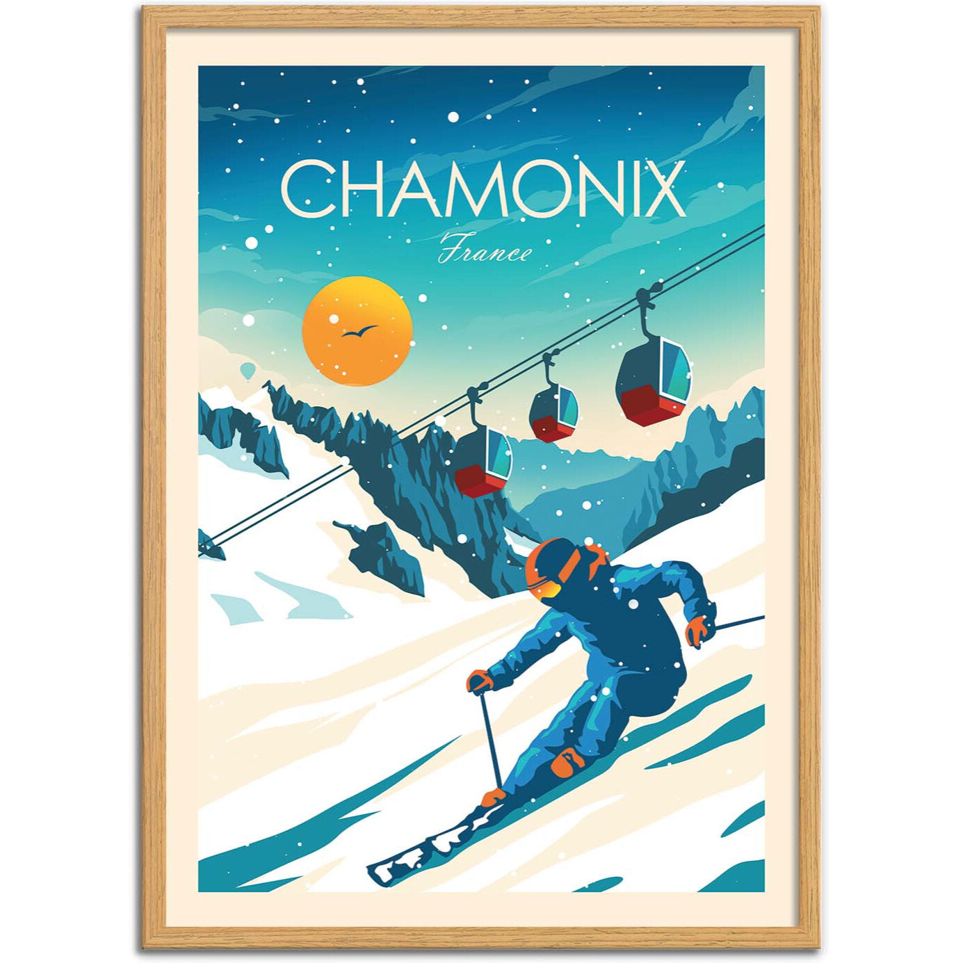 Affiche - Chamonix - Studio Inception