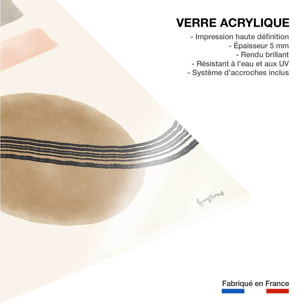 Tableau Abstrait des années 50 Tableau plexiglas