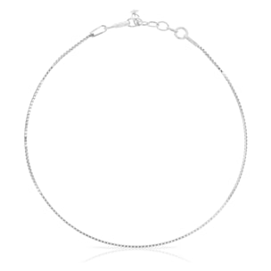 Bracciale in filo d'argento 925 con catenaria veneziana