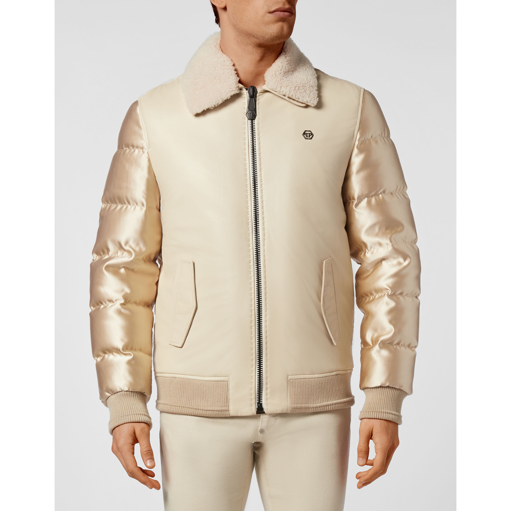PHILIPP PLEIN Leather Bomber