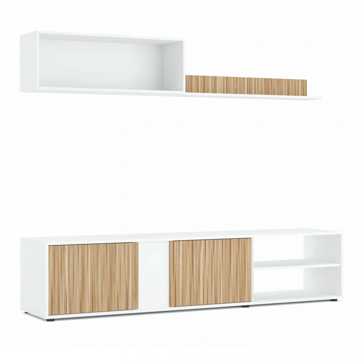 Salón Ecco Blanco Artik (Blanco Mate) - Natur