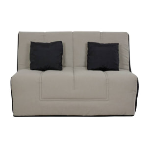 Banquette BZ HOUSTON 140 x 190, coton gris