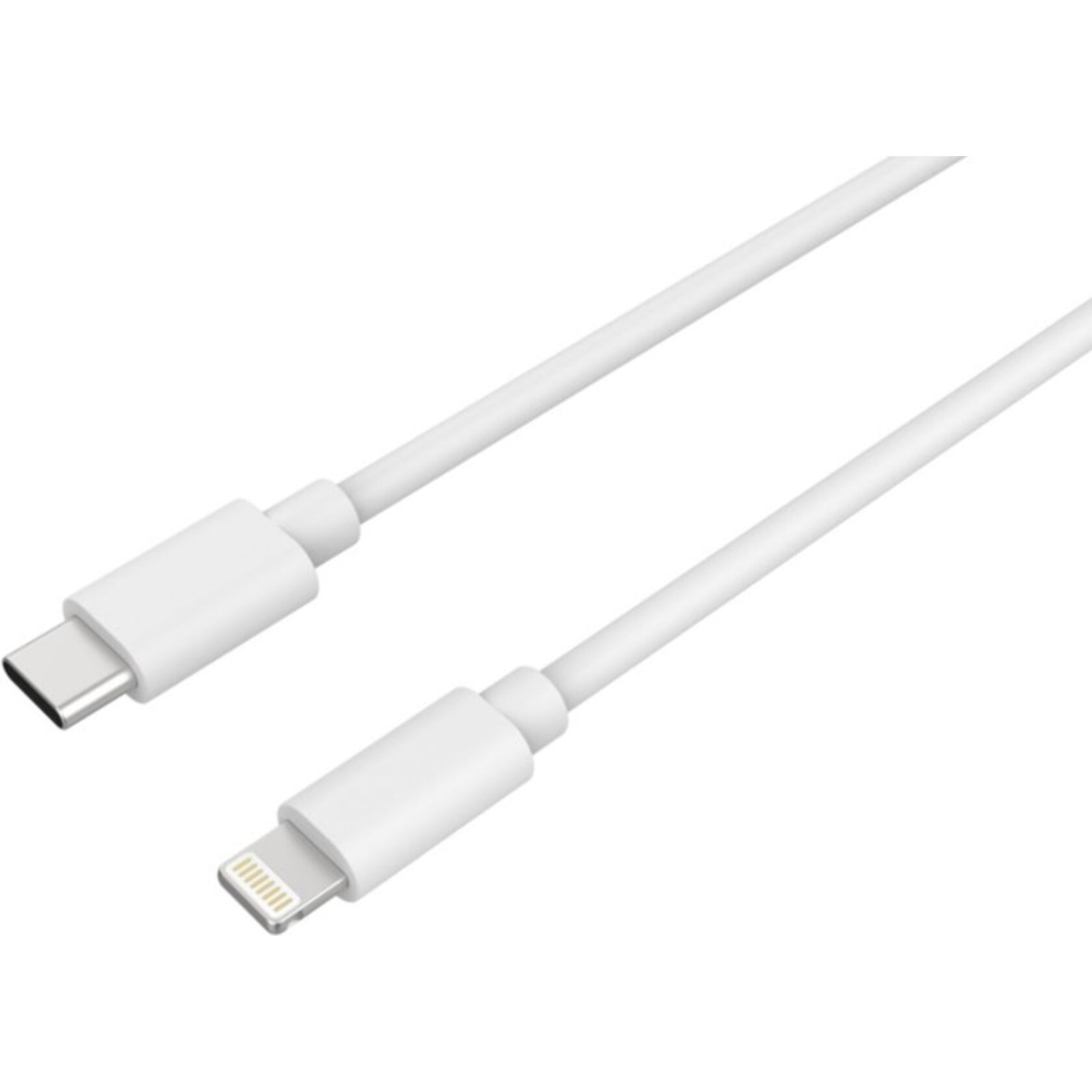 Câble Lightning ESSENTIELB vers USB-C 1M certifié Apple Blanc compatible iPhone 14 13 12 Pro Max, iPad