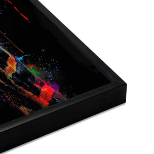 Affiche encadrée boisson fruitée artistique Affiche + cadre en métal - Noir