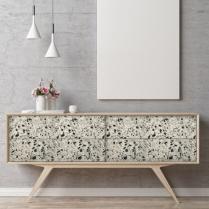 Sticker terrazzo pour meuble marbella 40 x 60 cm