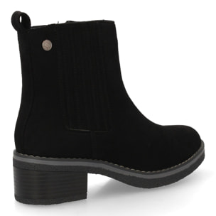 Botín mujer con tacón cierre elástico