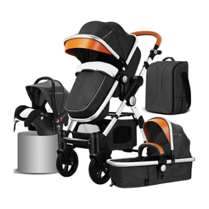 CARRO DE BEBE T600 NEGRO