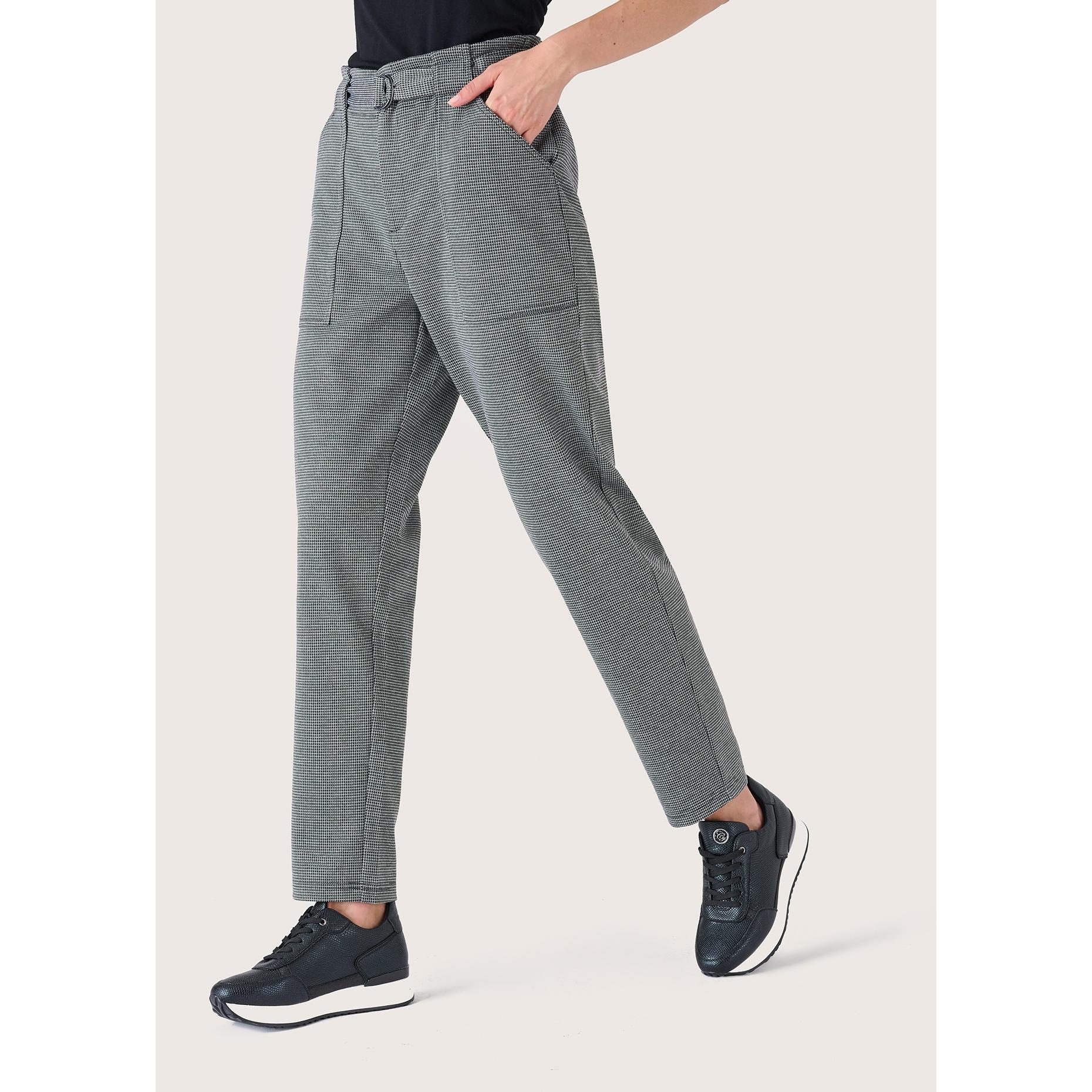 Pantalone Camomilla Grey-Black