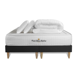 Ensemble 2p - Matelas Mémoire de forme - 24cm - Confort : Ferme - Balmoral