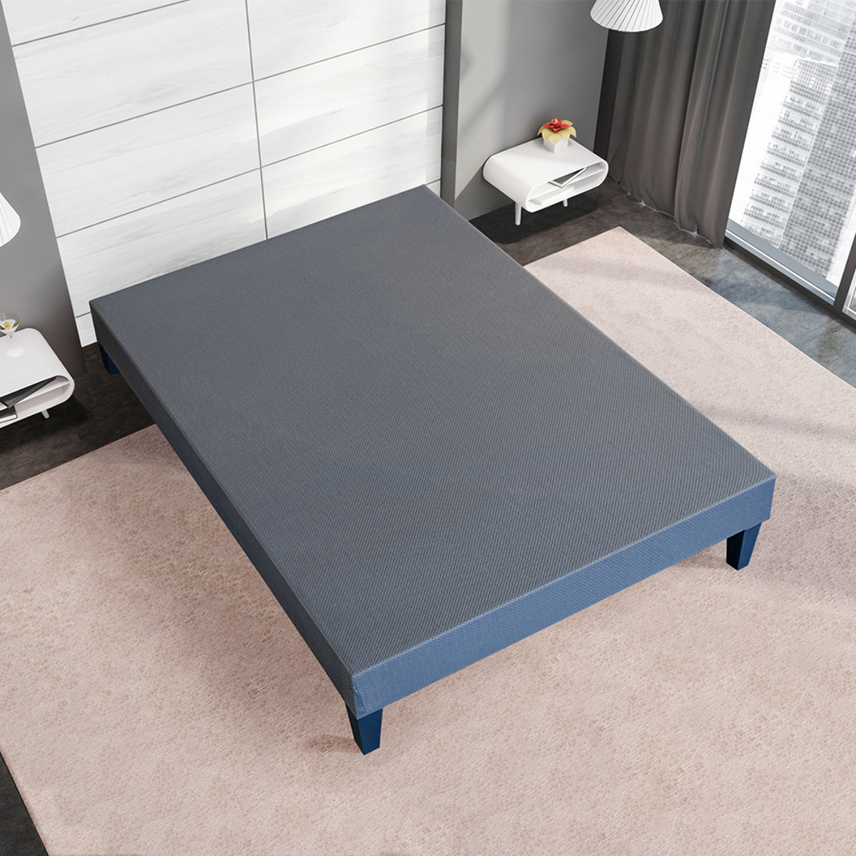 Sommier Tapissier en Kit | Gris ciment