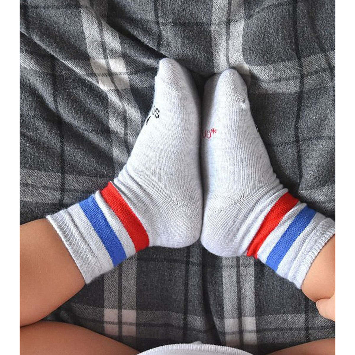 Mini - Calcetines "Somos un gran equipo" Azul talla 23-26